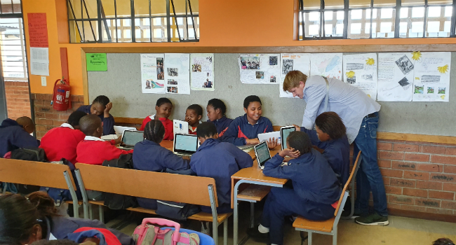 IT tools provide underprivileged in South Africa better education